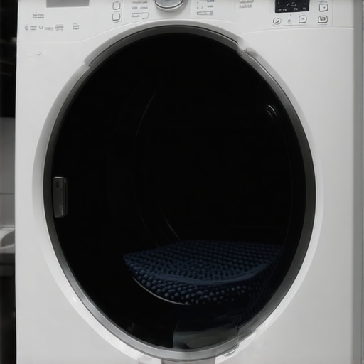 Futuristic smart dryer with advanced sensors integrated into a modern smart home environment