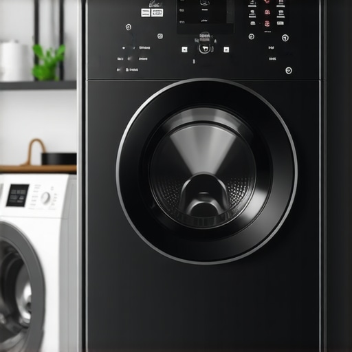 Modern smart clothes dryer with digital controls and eco-friendly features