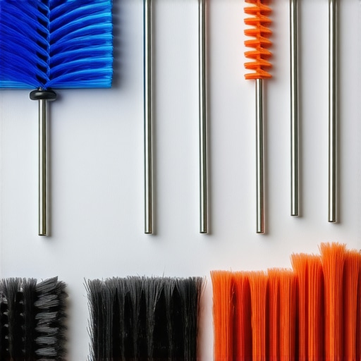 A set of advanced vent cleaning brushes and tools for efficient dryer maintenance.