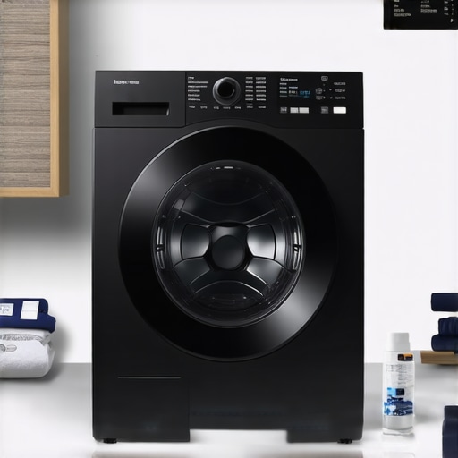 Modern smart dryer control panel showing AI-based heavy-duty drying options